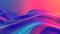 Minimalist Holographic Waves With Gradient Purple and Pink Colors Background. A Seamless Blend of Waves in a Fluid Landscape