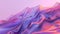 Minimalist Holographic Waves With Gradient Purple and Pink Colors Background. A Seamless Blend of Waves in a Fluid Landscape
