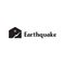 Minimalist home with crack earthquake logo design vector graphic symbol icon sign illustration creative idea