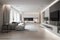 minimalist home interior, with clean lines and neutral tones, shows simplicity and sophistication