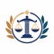 Minimalist logo for a law firm, incorporating legal symbols in a sleek design, Design a minimalist logo incorporating legal