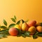 Minimalist Mango Background With Zbrush Style: Photorealistic Compositions By Mike Campau