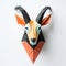 Minimalist Origami Antelope: Innovative Design With Symmetrical Shapes