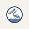 Minimalist Pelican Logo With Streamlined Design