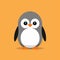 Minimalist Penguin Illustration: Cute And Creative Game Art