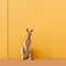 Minimalist Photography Of A Cute Kangaroo In Petrina Hicks Style