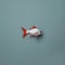 Minimalist Photography: Playful Metal Fish In Minimal Japanese Style