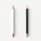 Minimalist Photorealistic Pencil Set With Black And White Design