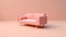 Minimalist Pink Sofa: Contemporary Candy-coated Design