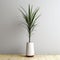 Minimalist Potted Palm Tree: Ambient Occlusion Zen Decor