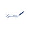 Minimalist Quill Pen Signature logo design inspiration
