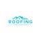 minimalist ROOFING real estate chimney logo design