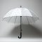 Minimalist Sculptor Inspired White Dot Umbrella - Streamline Elegance