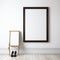 Minimalist Shoe Rack Portrait Picture Frame In Light White And Black