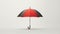 Minimalist Simple Art Belgian Dubbel With Umbrella