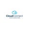 minimalist simple Cloud Connect logo design