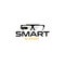 Minimalist Simple SMART GLASSES Sensor logo design