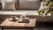Minimalist Sofa Beds Scene With Eco-friendly Craftsmanship