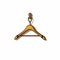 Minimalist Surrealist Wooden Hanger Icon Illustration