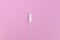 Minimalist tampon pink background top view . High quality and resolution beautiful photo concept