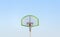 Minimalist view of basket against sky