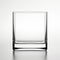 Minimalist Whiskey Glass On White Background