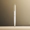 Minimalist White Pen With Industrial Design And 4k Hd Technology