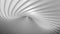 Minimalist White Swirling Spiral Surface Background Animation