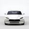 Minimalist White Tesla Model S With Classic American Car Design