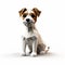 Minimalistic 3d Jack Russell Terrier Puzzle Art