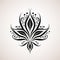 Minimalistic Aloe Vera Art: Symmetrical 2d Design With Slavic Folk Art Influence