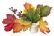 Minimalistic bouquet - autumn maple leaves