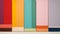 Minimalistic Color Fields: A Series Of Four Contrasting Paintings