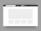 Minimalistic concept of web browser. Wireframes screens.