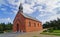 Minimalistic Danish church in Oksby