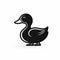 Minimalistic Duck Outline Icon For Ux ui Design