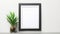 Minimalistic Frame Alignment Mockup With Photorealistic Design