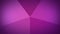 Minimalistic geometric 3D render animation of rotating moving pink lilac purple background. Symmetrical loop pattern of