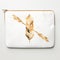 Minimalistic Gold Arrow Laptop Sleeve With Watercolor Design