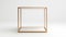 Minimalistic Gold Framed End Table Display Stand