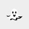 Minimalistic Halloween Ghost Icon For Playful Designs