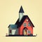 Minimalistic House Illustration For Financial Times