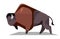 Minimalistic image of bison
