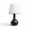 Minimalistic Lamp With Black And White Shade - Realistic Rendering