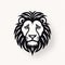 Minimalistic Lion Outline Vector Icon For Ux ui Design