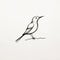 Minimalistic One-line Drawing Of A Realistic Bird