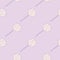Minimalistic pale seamless candy pattern. Lollipop silhouettes and background in light purple color
