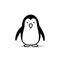 Minimalistic Penguin Cartoon Doodle