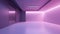 Minimalistic Purple Studio with Gradient Wall