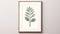 Minimalistic Scandinavian Style Botanical Poster Print